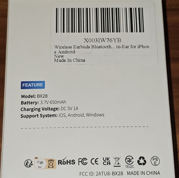 Wireless Bluetooth EarBuds Waterproof LED Display Rose Gold - Picture 7 of 10